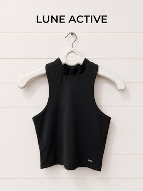 Lune Active Black Donna Crop Top – Size S